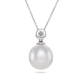 South Sea Pearl & Diamond Pendant - Dracakis Jewellers
